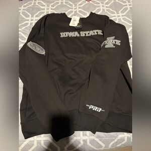 Black Iowa State crewneck sweatshirt NWT